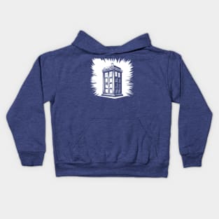 Tardis Design Kids Hoodie